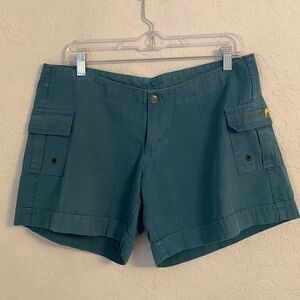 Yellow Cat w/ Embroidered Logo Shorts Size M